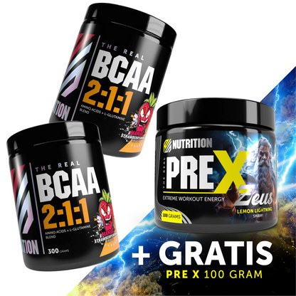 2X The Real BCAA Deal + GRATIS PRE X