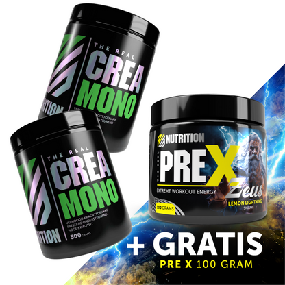 Creatine 500 gram Deal + GRATIS PRE X