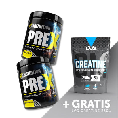 2 x Pre X LEMON DEAL + GRATIS CREATINE