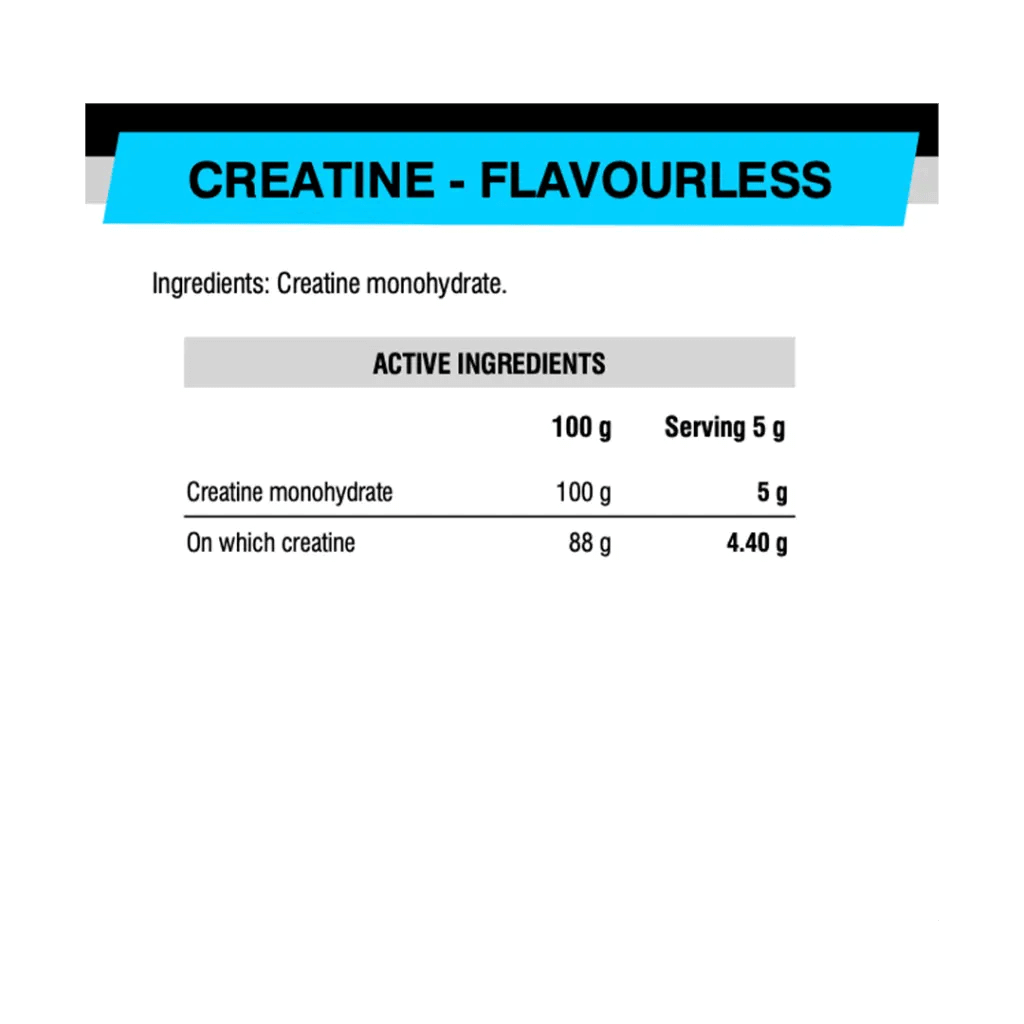 Productafbeelding van Hype Creatine 300 gram, een hoogwaardig supplement voor krachttraining en spierherstel.