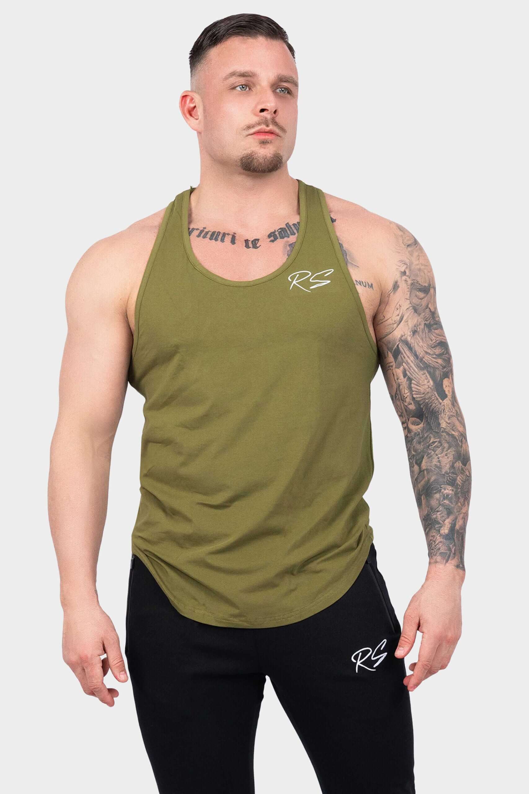 RS Man Halter Kaki Green