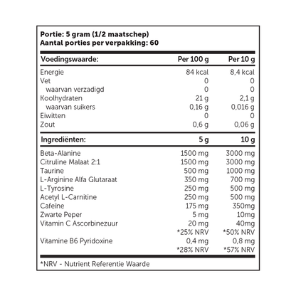 RS Nutrition - Pre X 300 gram