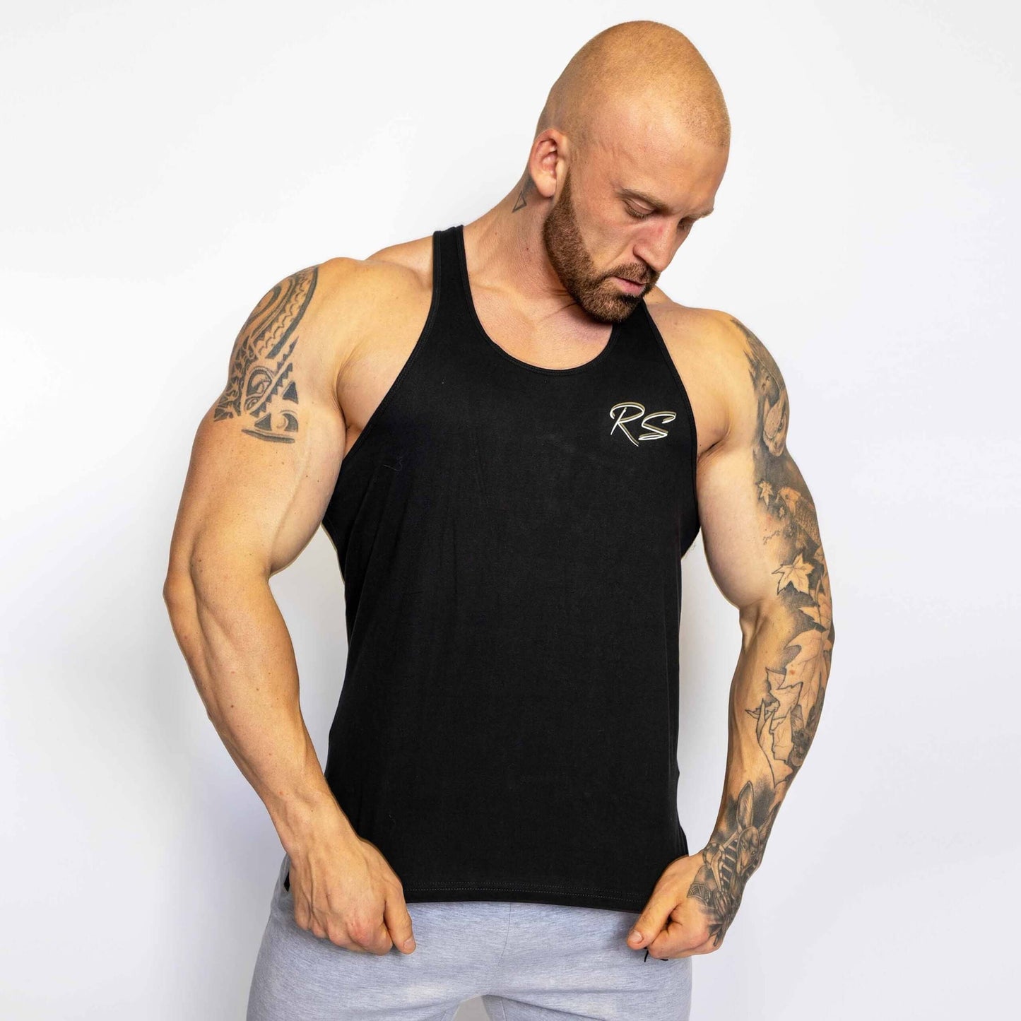 Tanktop Deep Cut Black