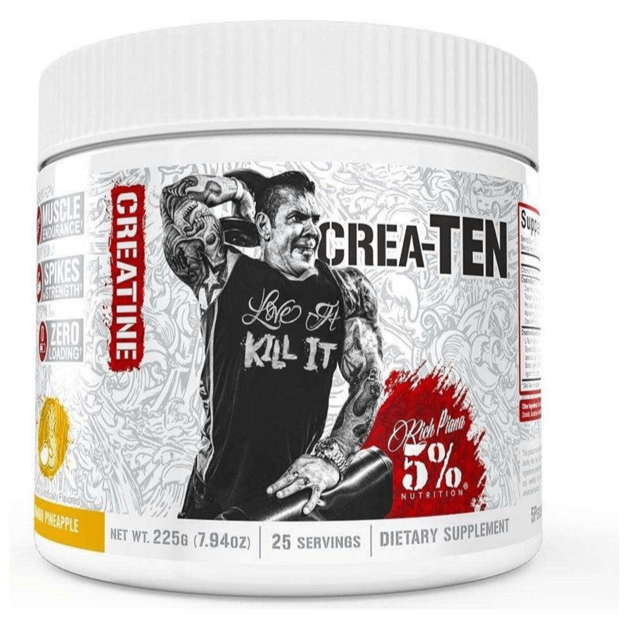 Rich Piana 5% Nutrition - Crea-TEN 10-in-1 Creatine Formula