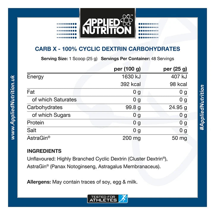 Applied Nutrition Carb-X – 1.2 Kg