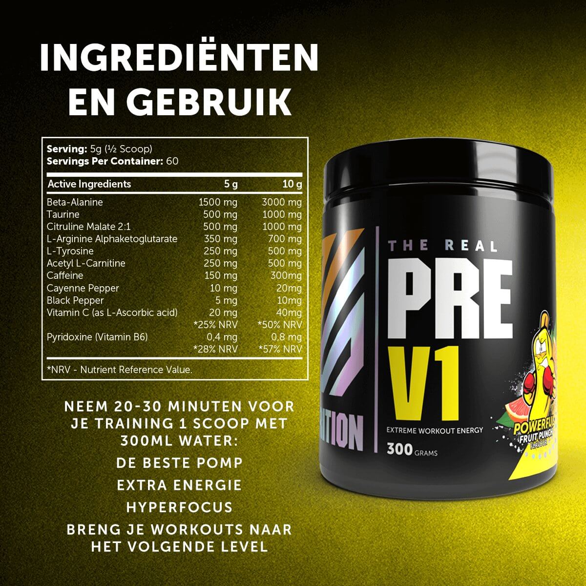 RS Nutrition The Real Pre V1 NEW fitness supplement